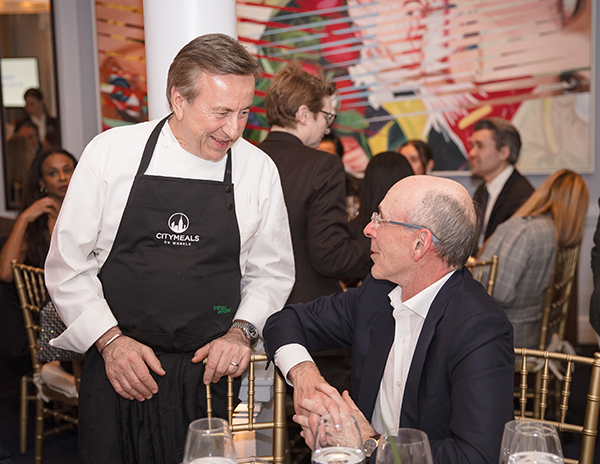 Daniel Boulud and guest chefs at Sunday Supper benefiting Citymeals on Wheels 