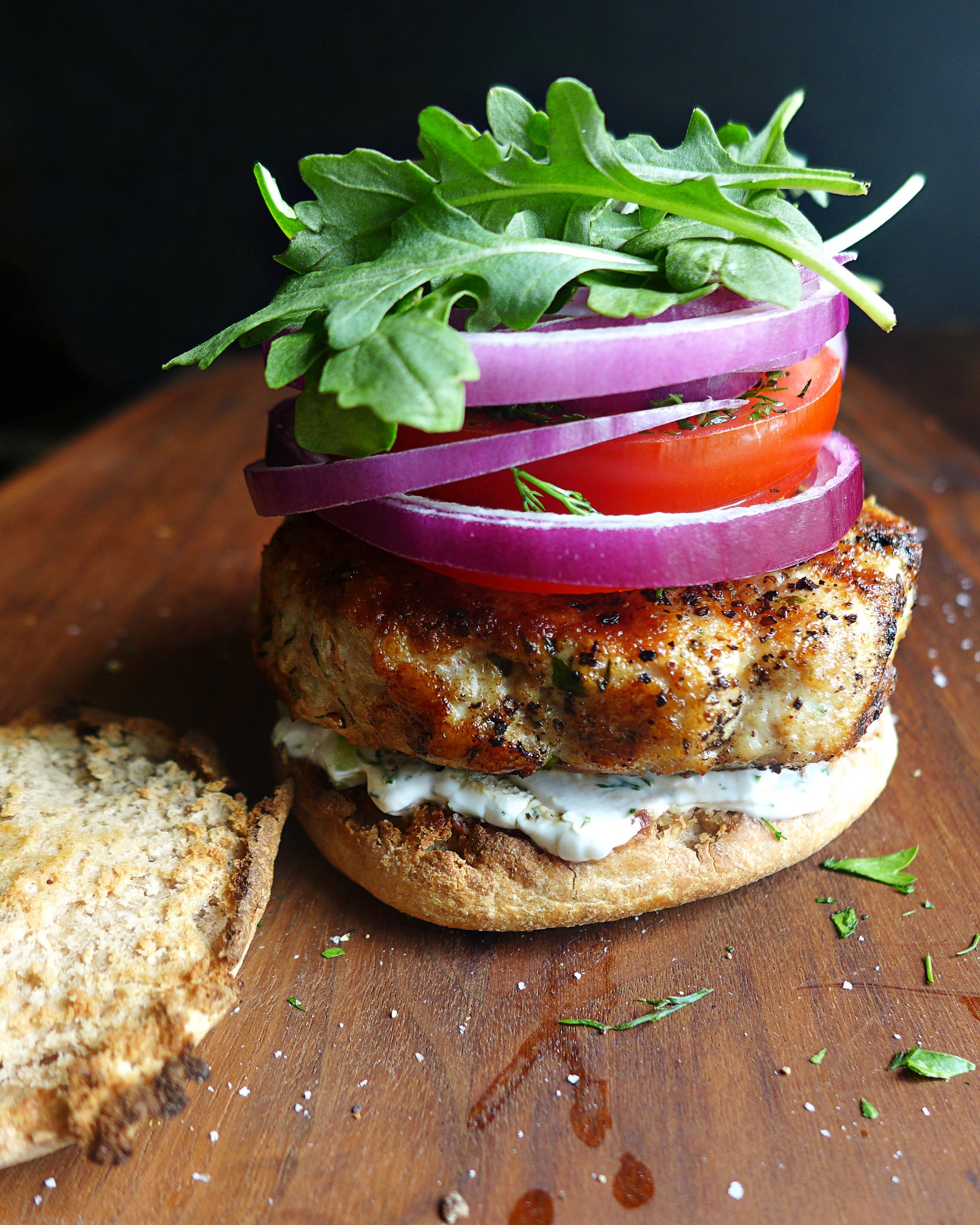 Greek Turkey Burger