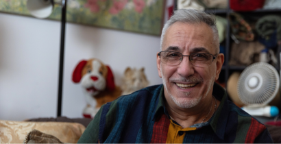 Image of Louis, an older man, smiling.